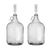 Home Brew Ohio One Gallon Glass Jug with 38mm Cap with Hole and Airlock Set of 2