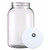 Wide Mouth Glass Jar with Grommeted Lid - 1 Gallon