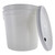 Home Brew Ohio 2 Gallon Bucket and Grommeted Lid - No Graphics