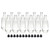Home Brew Ohio Moonea Liquor Bottles and Corks Set of 12