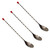 Home Brew Ohio Barware Stainless Steel Bar Spoon 30cm (SET OF 3)