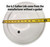 6.5 Gallon Plastic Drilled and Grommeted Lid Fits 6.5 Gallon Fermenters