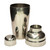 Home Brew Ohio Stainless Steel Personal Cocktail Shaker Jigger & Double Walled Ice Bucket