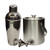 Home Brew Ohio Stainless Steel Cocktail Shaker 750ml, Double Walled Ice Bucket, and Jigger 1/2oz X 2oz