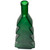 Christmas Tree 500ml Bottle - Green Frosted (Cork not Included) by Home Brew Ohio