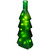 Christmas Tree 500ml Bottle - Green Frosted (Cork not Included) by Home Brew Ohio