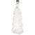 Christmas Tree 500ml Clear Bottle by Home Brew Ohio Cork Included