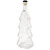 Christmas Tree 500ml Clear Bottle by Home Brew Ohio Cork Included