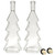 Christmas Tree 500ml Clear Bottles by Home Brew Ohio 2pk Corks Included