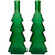 Christmas Tree 500ml Green Bottles by Home Brew Ohio 2pk Corks not Included