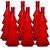 Christmas Tree 500ml Red Bottles by Home Brew Ohio 6pk Corks Not Included