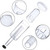 3-Piece Air Locks Airlock Set For Fermentation With Silicone Grommet