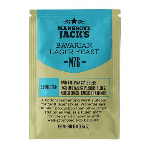 Mangrove Jack's Craft Series Yeast M76 Bavarian Lager (10g) Home Brew
