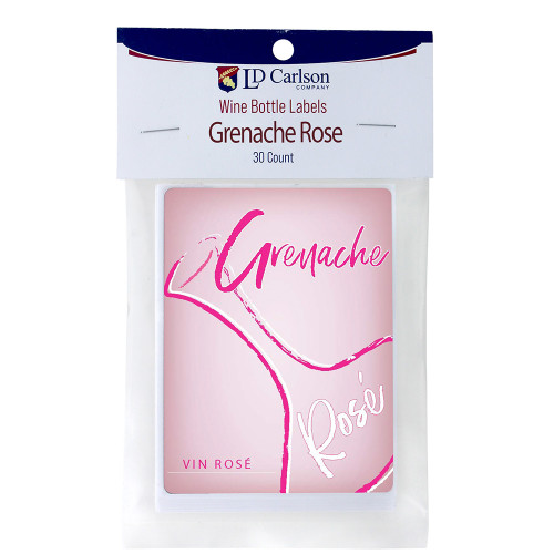Grenache Rose Labels 30/Pack Varietal Collection - Home Brew Ohio