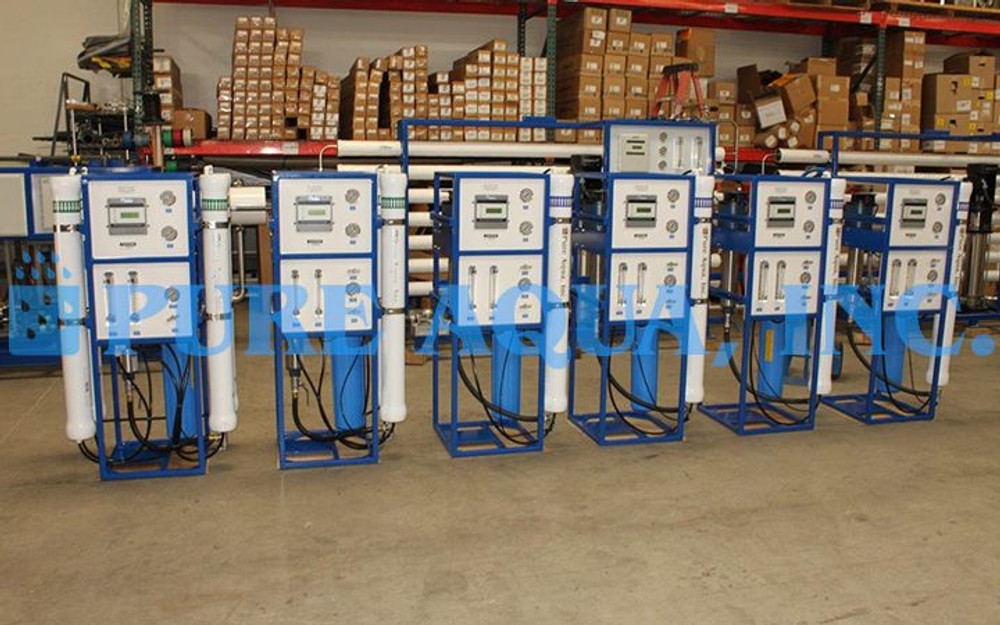 Brackish Reverse Osmosis Machines 4 X 1 500 1 X 3 000 1 X 6 000 Gpd Algeria Pure Aqua Inc