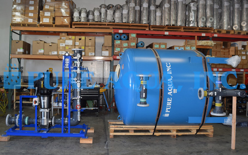 Surface Water Filtration System for Lagoon Water 240 GPM - USA