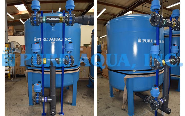 Multimedia Filter Systems 1 x 500, 1 x 400 GPM - Iraq - Pure Aqua, Inc
