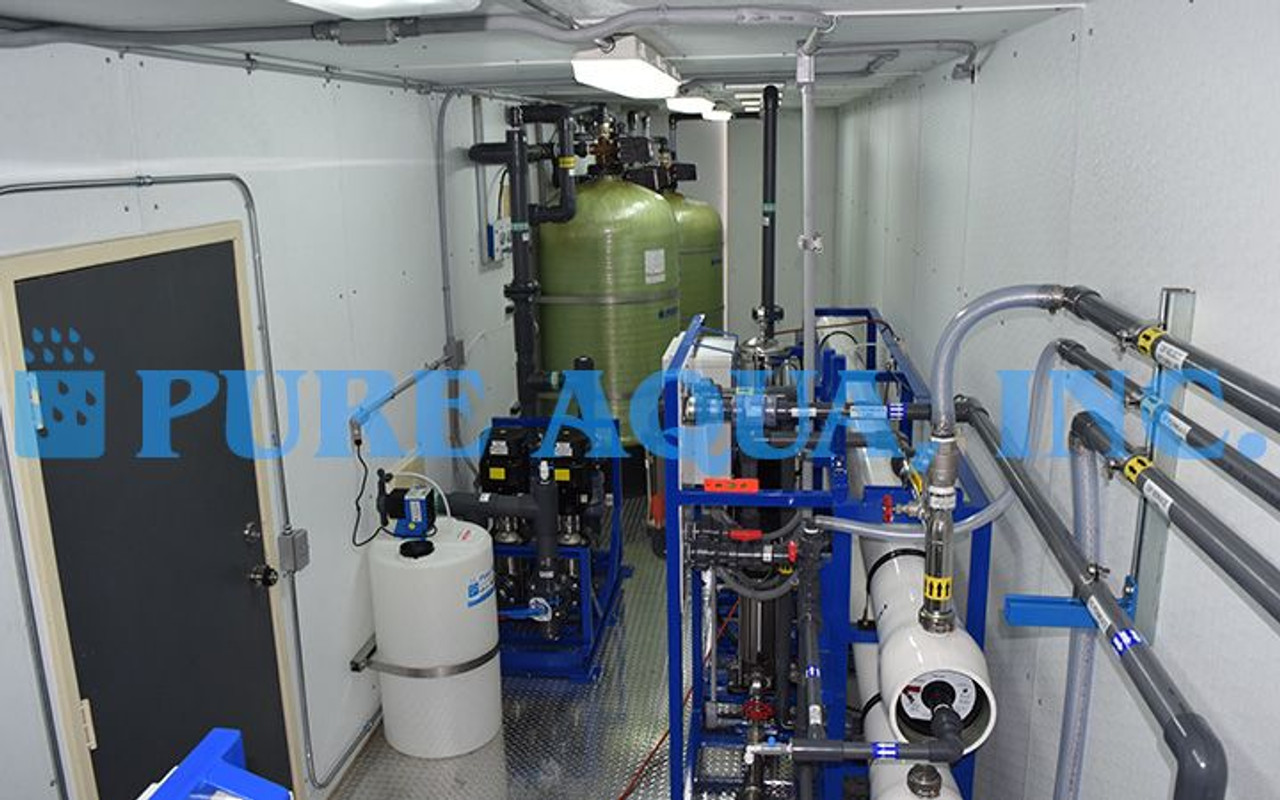 Mobile Reverse Osmosis System 57,000 GPD Nigeria Pure Aqua, Inc