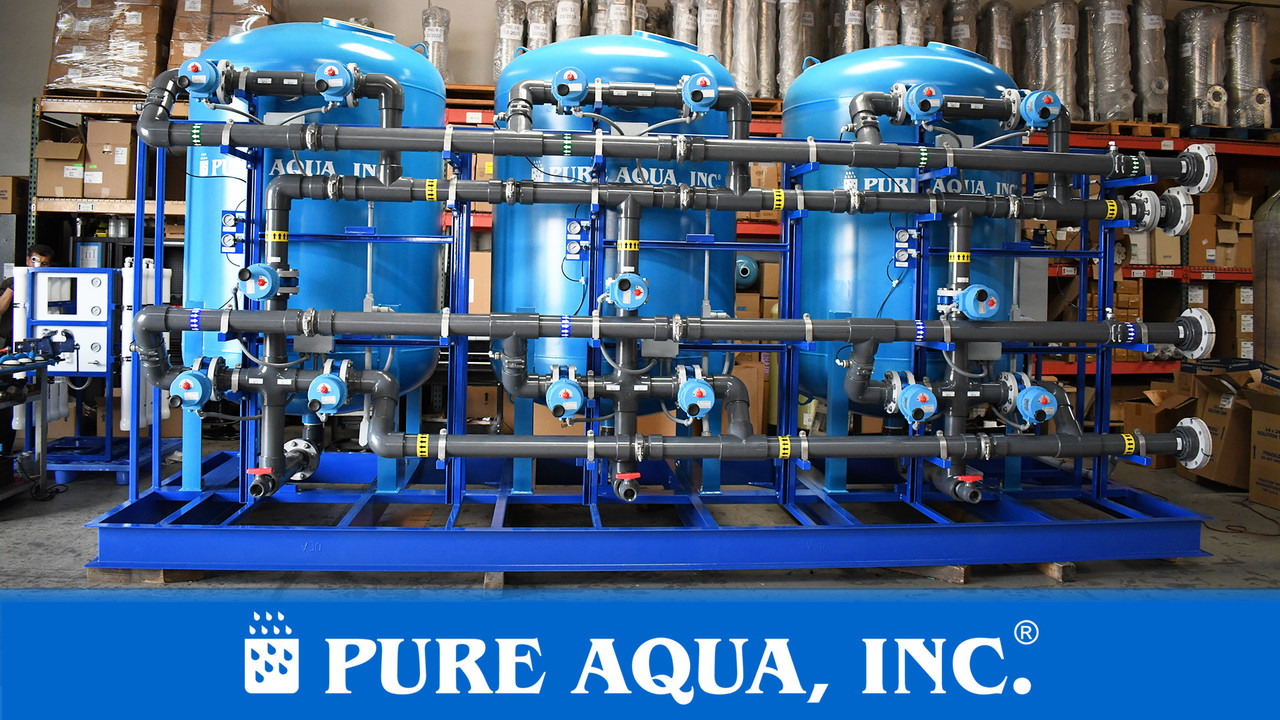 Wisconsin Triplex Green Sand Filtration Skid | Wisconsin, USA | 300 GPM ...