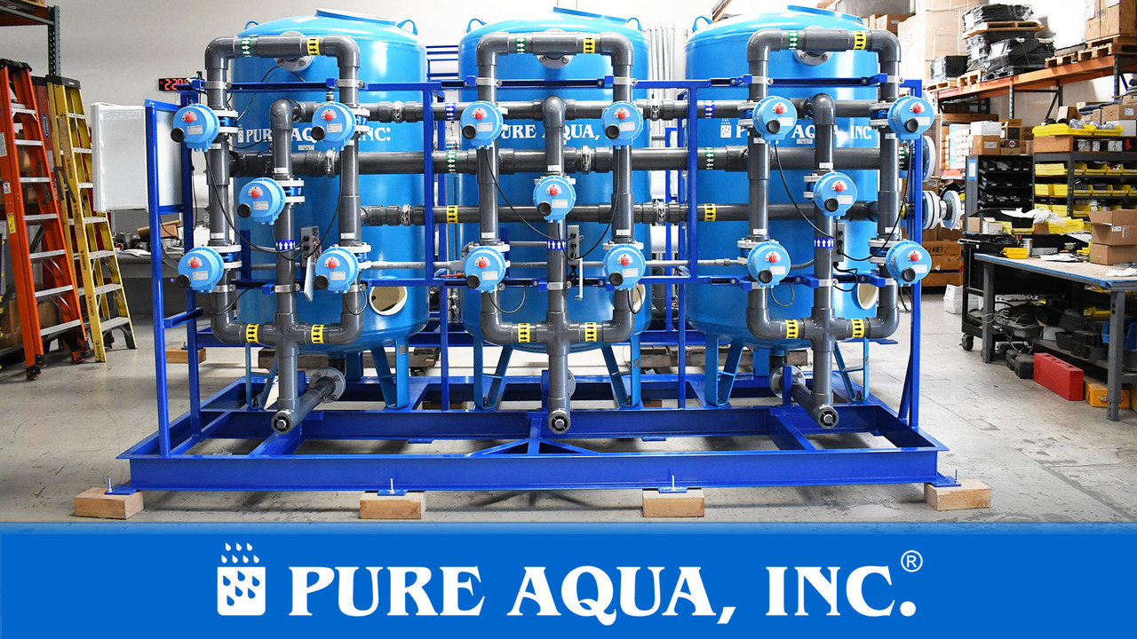 Triplex Filter Ohio Triplex Multi Media Filtration Skid | Ohio, USA | 150 GPM Pure ...