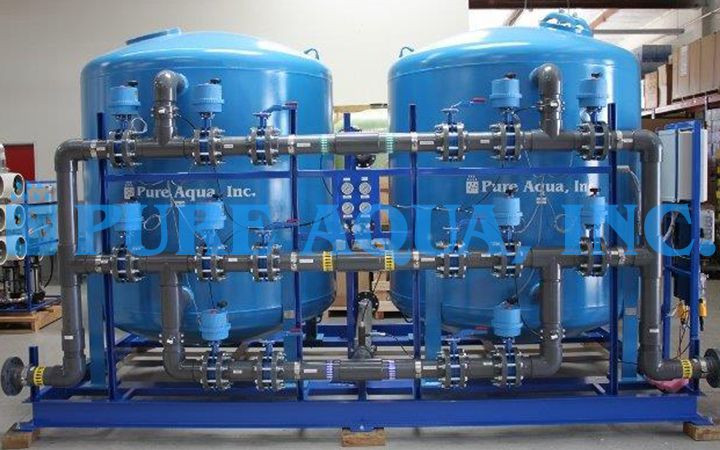 Twin Alternating Carbon Filtration 150 GPM - USA - Pure Aqua, Inc.