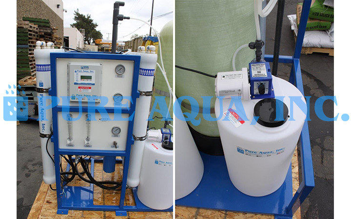Skid Mounted Tap Water RO System 15000 GPD project - Algeria