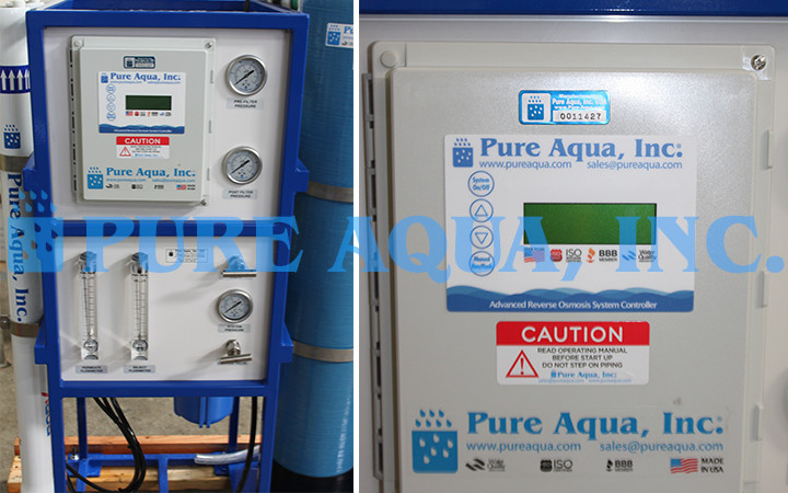 Skid Mounted Water Filtration System 1,200 GPD - USA - Pure Aqua, Inc.