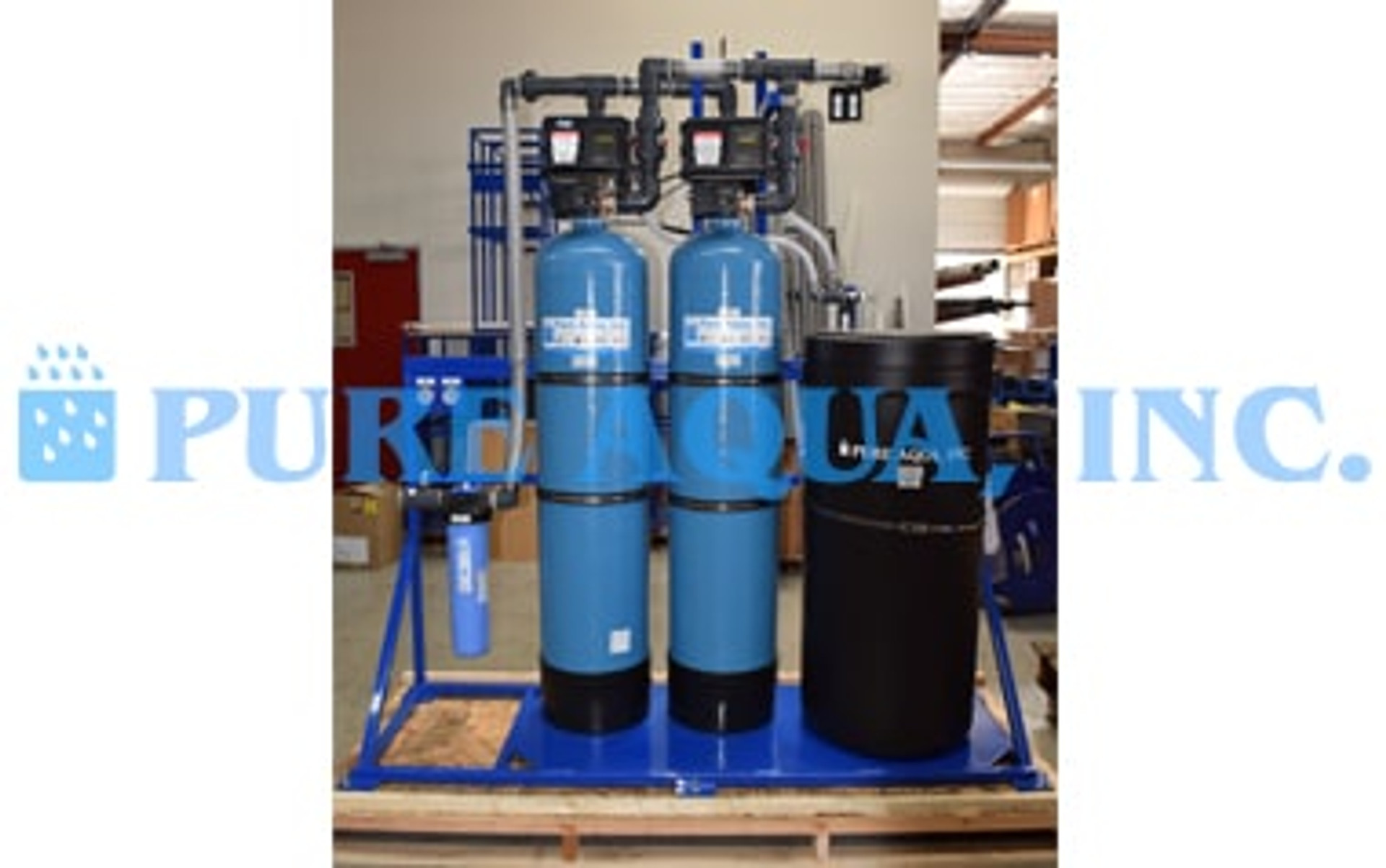 Ion Exchange Systems For Nitrate Removal From Water 15 GPM USA
