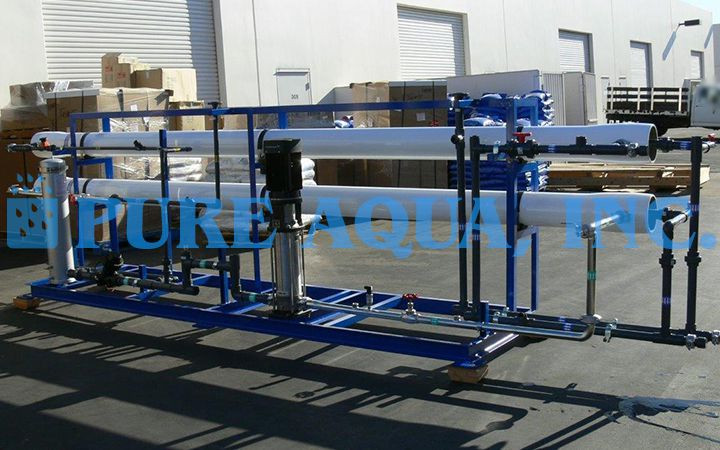 Double Pass RO System for Chevron 28,800 GPD - USA - Pure Aqua, Inc.