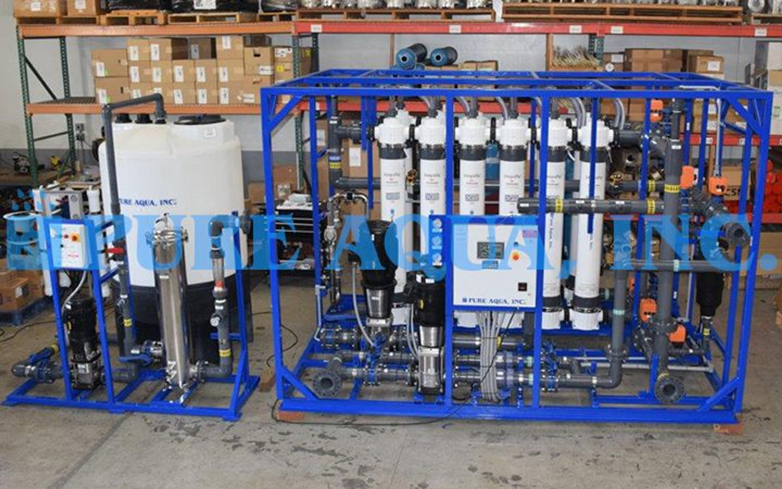 Industrial Ultrafiltration System 120,000 GPD USA Pure Aqua, Inc.