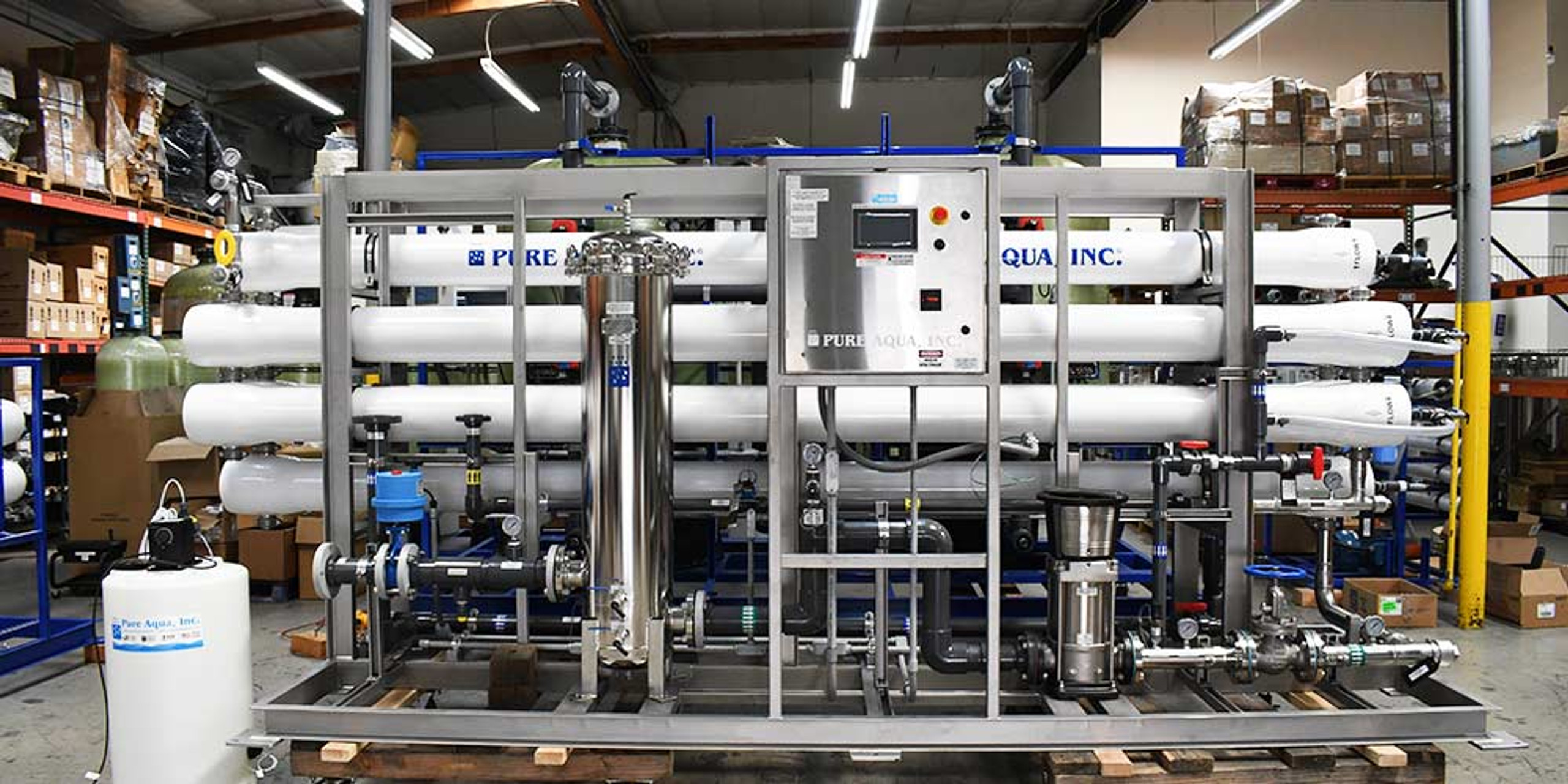 Nanofiltration System for Beverage Use Canada Pure Aqua, Inc.