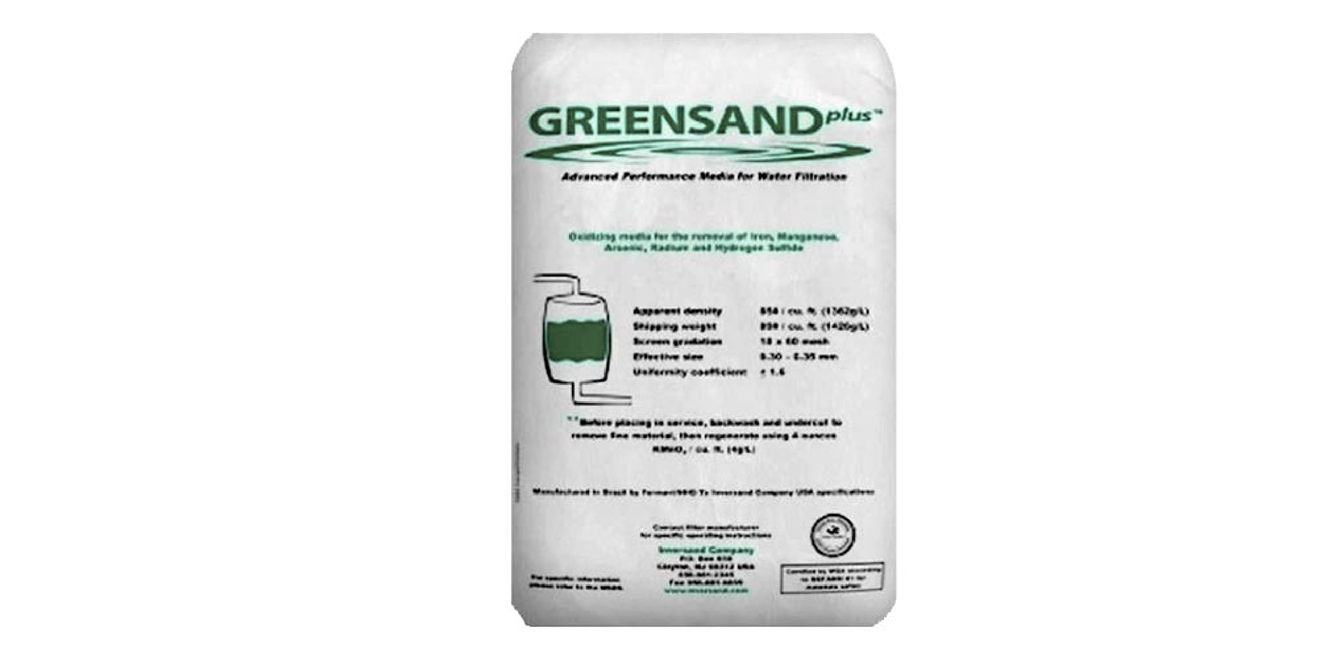 Clack Greensand Filtration Media Pure Aqua, Inc.