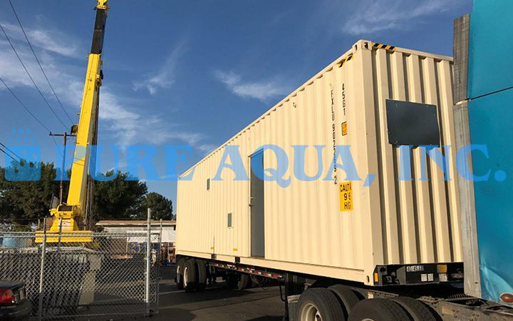 Containerized Reverse Osmosis Machine 57,000 Nigeria Pure Aqua, Inc.