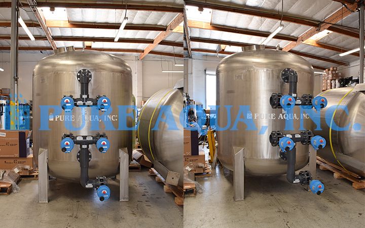 Stainless Steel Multi Media Filters with Auto Backwash 2 x 330 GPM - Abu Dhabi image 2