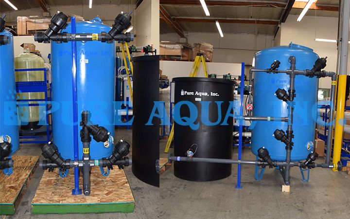 Steel Tank Softener and Filtration Systems 80 GPM - Sri Lanka image 2