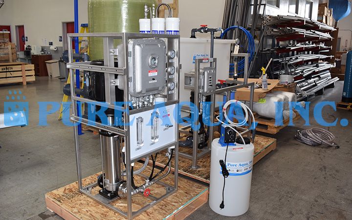 Explosion Proof Brackish Reverse Osmosis Device 0.7 m3 / hr - Bolivia image 2