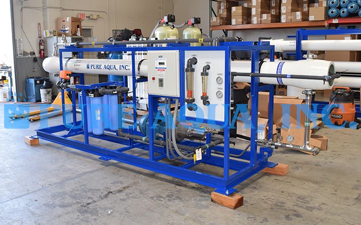 Commercial Seawater Reverse Osmosis Assembly 16,000 GPD - Thailand image 2