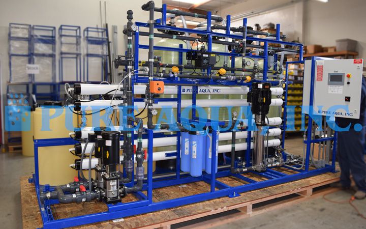 Skid Mounted RO System with NSF Components for Fish Cannery Alaska, USA image 2