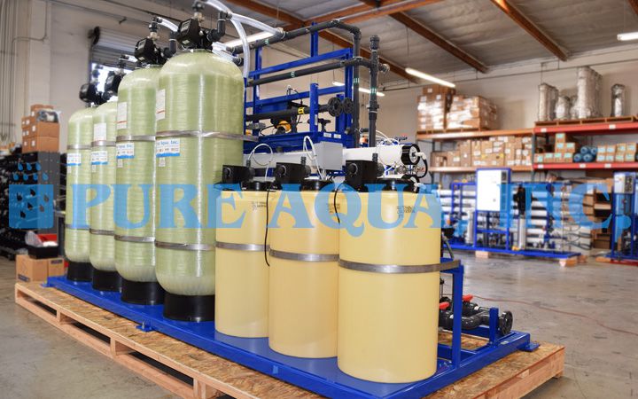 Skid Mounted RO System with NSF Components for Fish Cannery Alaska, USA image 4