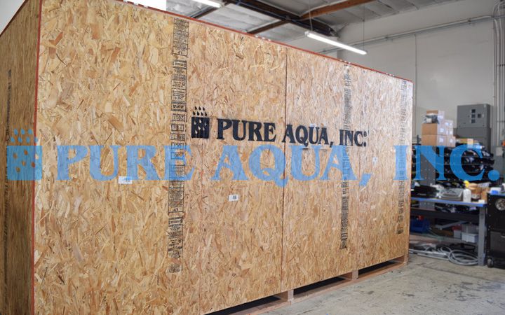 Skid Mounted RO System with NSF Components for Fish Cannery Alaska, USA image 5