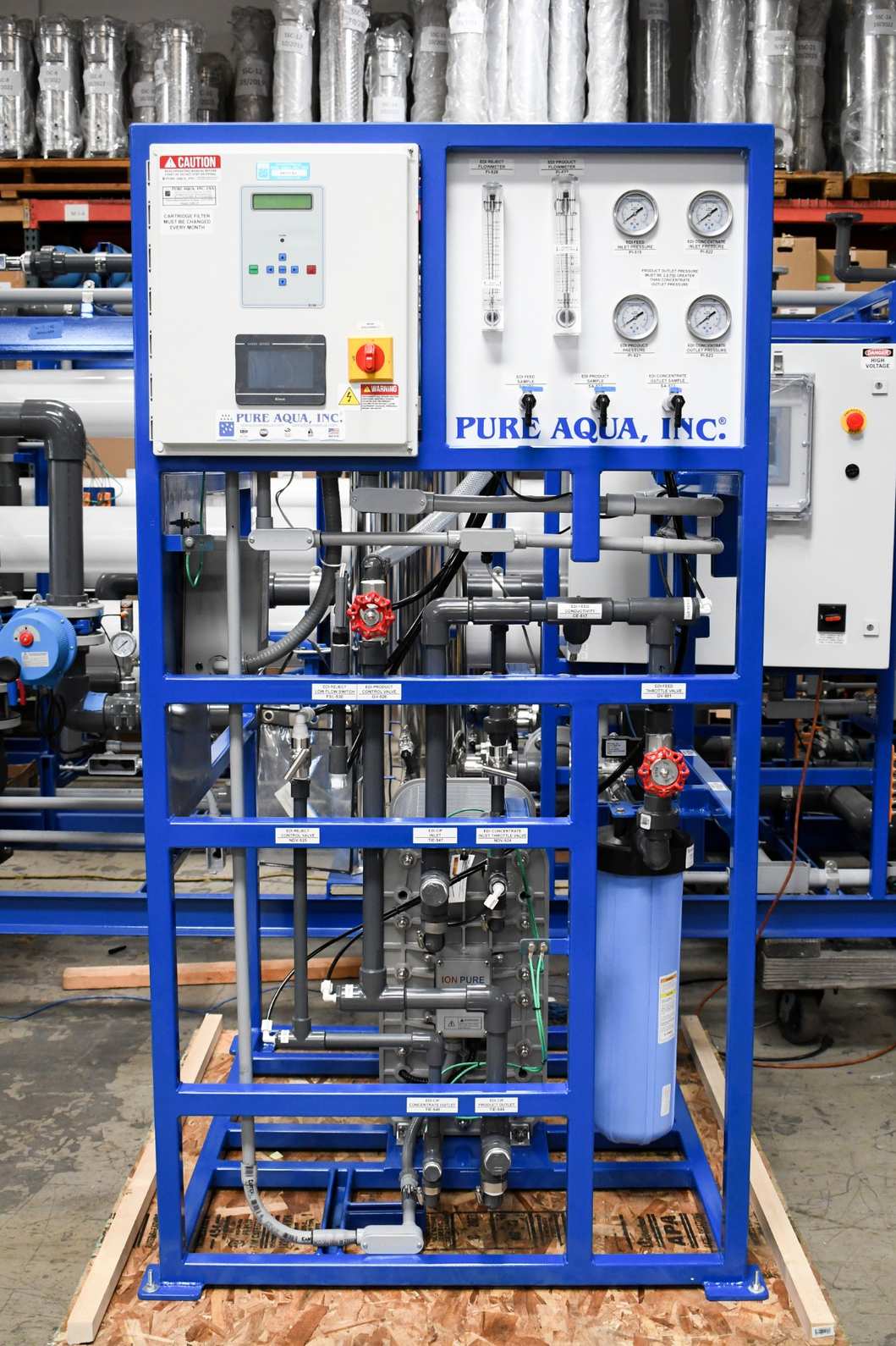 Electrodeionization (EDI) System | 13 GPM | Hydrogen Production | Massachusetts, USA