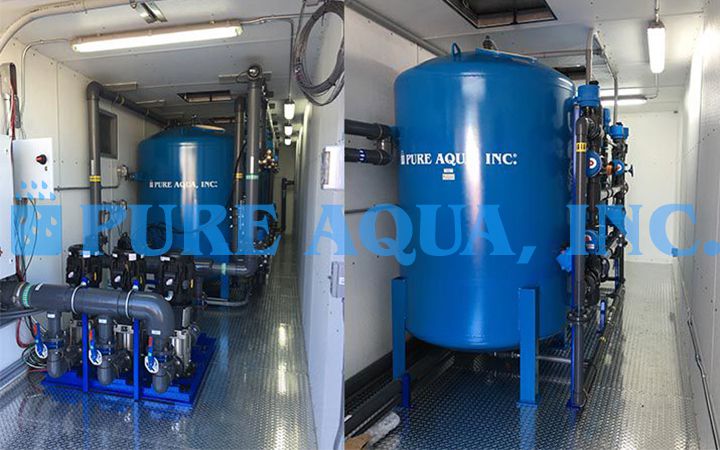 Containerized Industrial Media Filtration System 216,000 GPD - Palau image 2