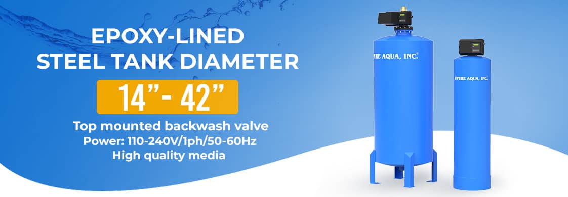 commercial water media filters mf-410 series specifications Pure Aqua