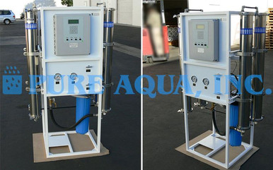 Single Pass Reverse Osmosis System 6000 GPD - USA - Pure Aqua, Inc.