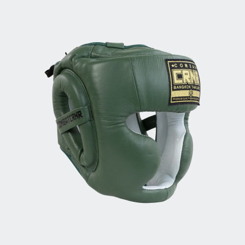 HMIT Headgear, Combat Corner headgear, Boxing headgear, Muay Thai Headgear, OD Green headgear
