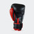 Black and Red HMIT Boxing Gloves by Combat Corner, crnr boxing gloves, crnr gloves, made in thailand boxing gloves, hmit boxing gloves, thai boxing gloves