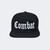 Combat Hat, Flat Brim Hat, CRNR Hat, Combat Corner Hat, Black Hat, Green Brim, CPT, Compton