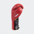 Photo of the left side of Combat Corner's red Punchers Professional Fight Gloves, which are Mexican Boxing Gloves that are hand made in Thailand. Photo of the left side of Combat Corner's red Punchers Professional Fight Gloves, which are Mexican Boxing Gloves that are hand made in Thailand.