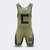 Product photo of Combat Corner’s premium C Wrestling Singlet. This photo shows the front of Combat Corner’s OD Green C Singlet. This OD Green C Singlet is part of Combat Corner’s Collegiate Singlet Series and gives you champion performance in Folkstyle wrestling. Plus, this singlet serves all wrestling athletes. This singlet is designed for kids to adults and for men and women.
