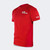 Product photo of Combat Corner’s exclusive WI Wrestle Red Classic Tee. This photo shows the left front angle of Combat Corner’s WI Wrestle Red Classic Tee. This collab Classic Tee is part of Combat Corner’s sponsorship of WI Wrestle, the number one news source and fan center for Wisconsin wrestling.